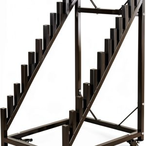 Generic Industrial Mobile Display Rack 3-Tier Step Shelf 30"x48"x72"-0