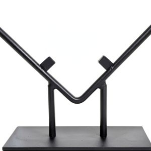 Aanraku Pedestal Display Table Black Matte 10" Square Stand-0