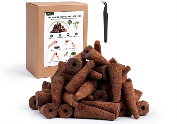 Maromalife Root Growth Sponges 50 Pack Seed Pods for AeroGarden-0